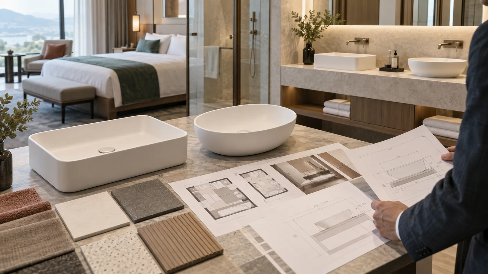 How to Choose Solid Surface Basins for Hotel Bathroom Projects