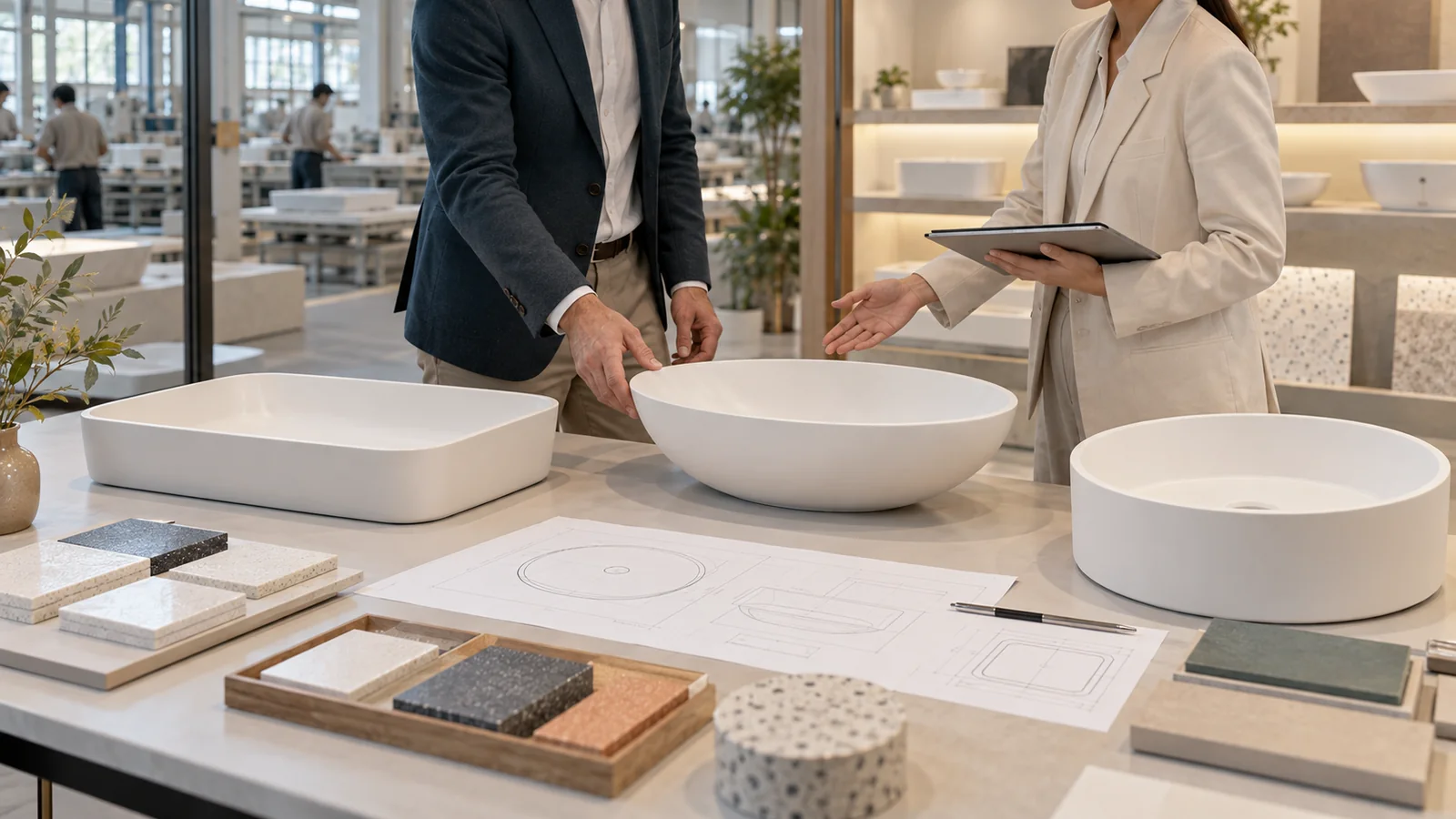How to Choose a Solid Surface Wash Basin Manufacturer for Bathroom Projects