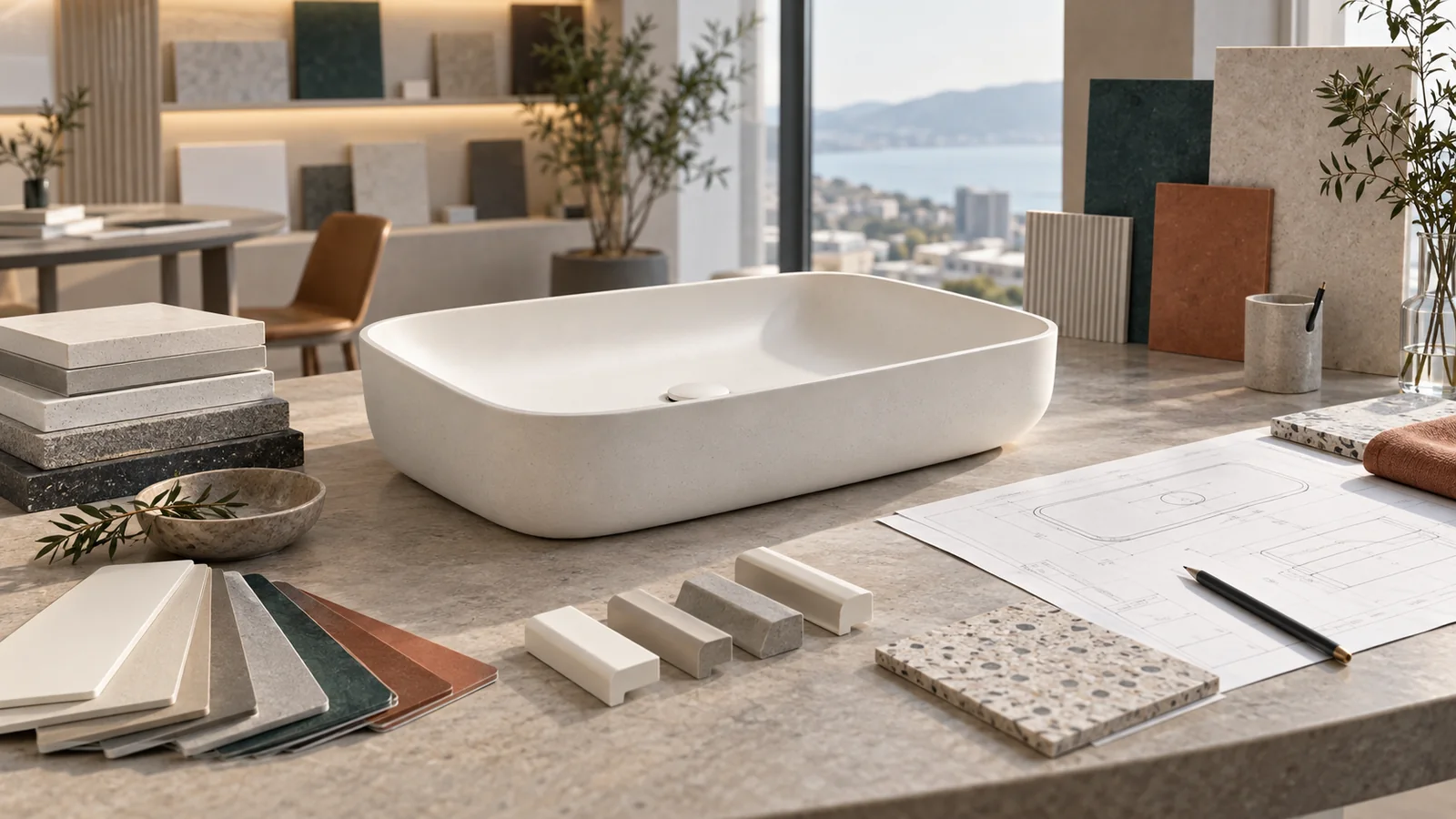 Corian Material Option for Solid Surface Basins: A Project Buyer Guide