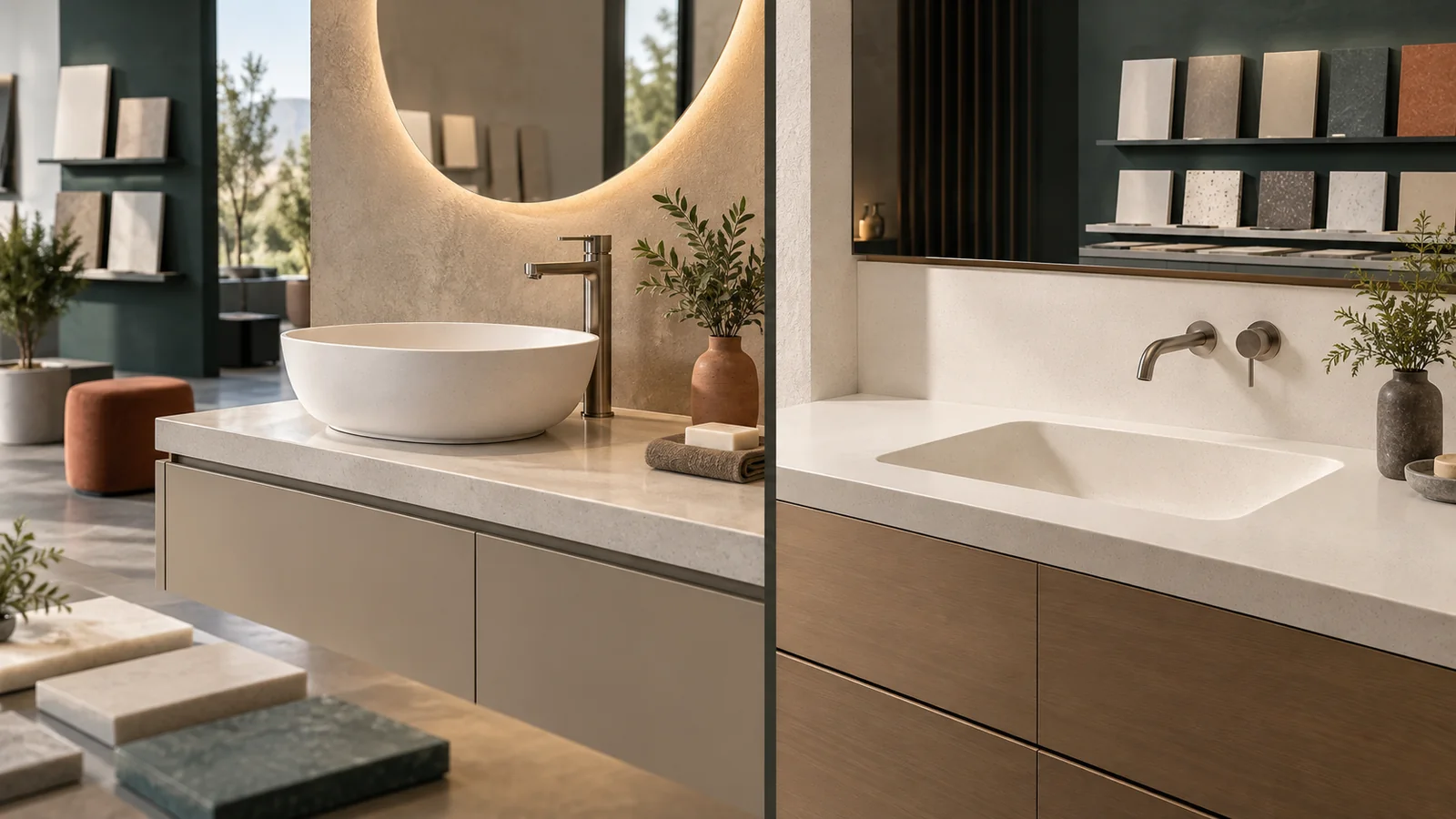 Countertop vs Integrated Solid Surface Basins: Which Works Better for Your Project?