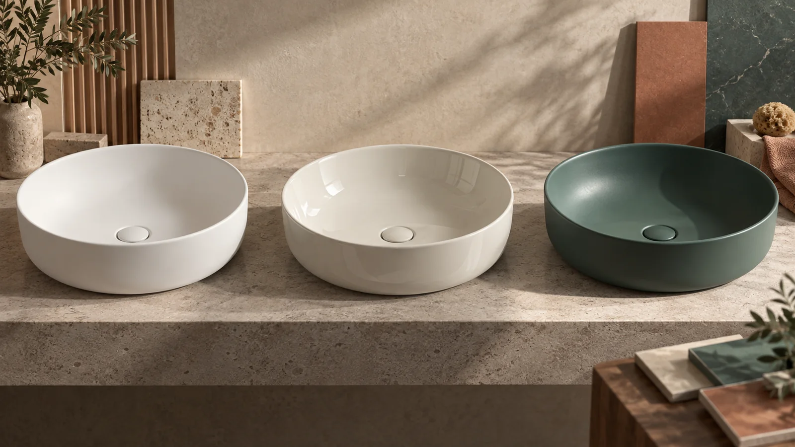 Solid Surface Basin Finish Guide: Matte, Glossy, and Custom Colors